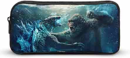 Amazon.co.jp: ゴジラ ペンケース 大容量 筆箱 多機能 筆入れ 大容量